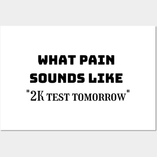 2K test pain indoor rowing Posters and Art